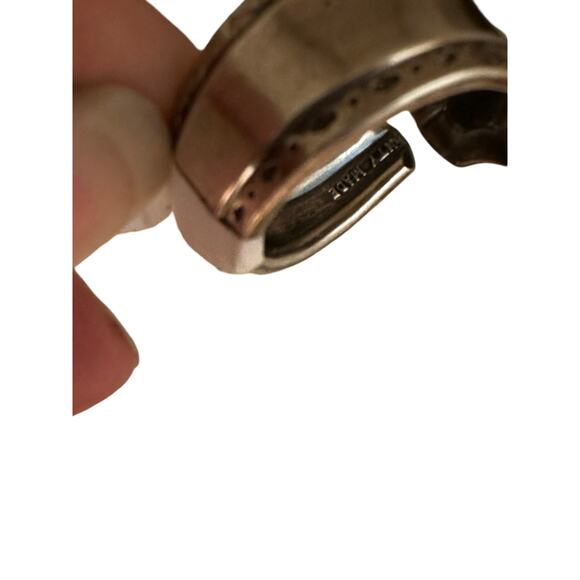 Size 8 Sterling Silver Plated Vintage Spoon Ring - Picture 4 of 7